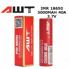 Высокотоковый аккумулятор AWT 18650 3000 мАч 40А