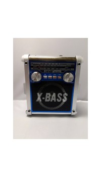 Портативный радио приемник "X-BASS" NS-258U LED USB FM с фонарём