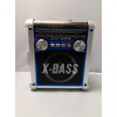 Портативный радио приемник "X-BASS" NS-258U LED USB FM с фонарём
