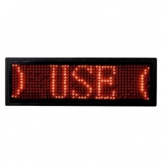 Электронный LED бейдж UKC B1248 Red