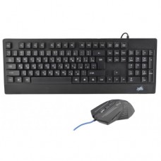 Русская проводная клавиатура + мышка Zeus M710 с подсветкой