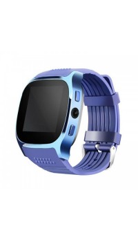 Сенсорные Smart Watch T8 смарт часы умные часы Синие
