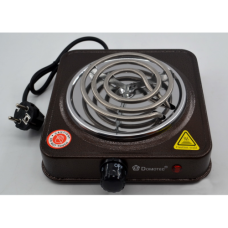 Плита электрическая однокомфорочная спиральная Domotec MS-5801 1000W электроплита