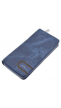 Мужской кошелек клатч портмоне барсетка Baellerry S1514 business Синий