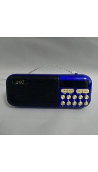 Радио с часами UKC SPS U11 (JF11) NEW с MP3, Синий