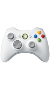 Беспроводной джойстик для Xbox 360 Белый