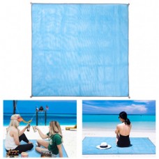 Коврик-подстилка для пикника или моря анти-песок Sand Free Mat 200x200 мм Голубой