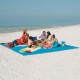 Коврик-подстилка для пикника или моря анти-песок Sand Free Mat 200x200 мм Голубой