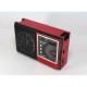 Портативный радио приемник "GOLON" QR-132UAR USB FM Красный