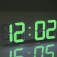 Электронные настольные LED часы с будильником и термометром Caixing CX-2218 белые (зеленная подсветка)