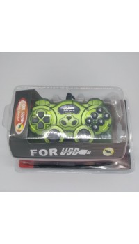 Игровой манипулятор TURBO USB GAMEPAD DJ-168 джойстик для ПК Зелёный