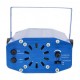 Лазерный проектор, стробоскоп, диско лазер UKC HJ08 4 в 1 c триногой Синий 4053
