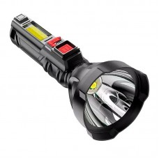 Ручной светодиодный фонарик-лампа на аккумуляторе 830 USB Черный