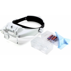 Бинокулярная Лупа очки MG 81000G с LED Подсветкой для Пайки и Ремонта