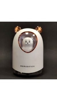 Увлажнитель воздуха Humidifier H2O USB на 300мл Мишка Белый