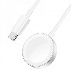 Беспроводное зарядное устройство для Apple Watch 1 /2 /3 /4 /5 /6 /7 /SE Hoco CW39C Wireless charger Белый