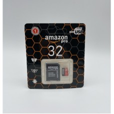 Высокоскоростная карта памяти micro SD AMAZON Pro 32GB class 10 с карманом