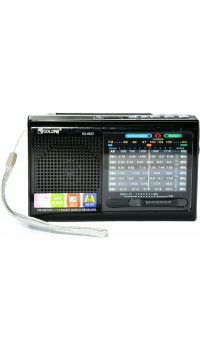 Радиоприёмник колонка с радио FM USB MicroSD Golon RX-6622 на аккумуляторе Чёрный
