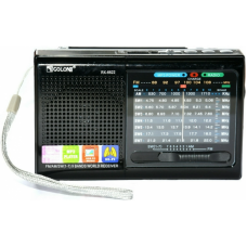 Радиоприёмник колонка с радио FM USB MicroSD Golon RX-6622 на аккумуляторе Чёрный
