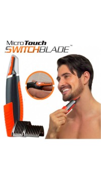Триммер универсальный MicroTouch SwitchBlade, Машинка для стрижки бороды, носа, ушей, висков, бровей