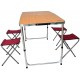 Раскладной стол для пикника со стульями Bonro модель D