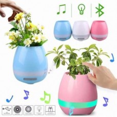 Bluetooth колонка цветочный Горшок музыкальный с LED подсветкой